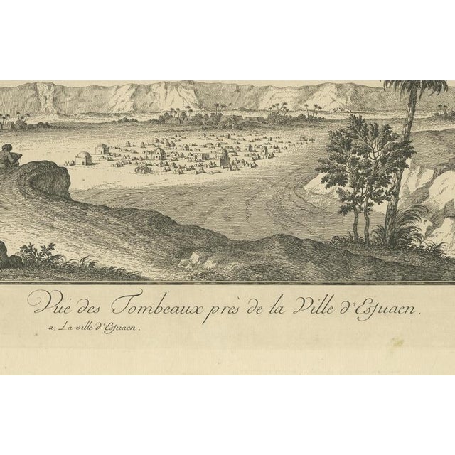 Norden, Tombs Near Esna, 1755, Copper Engraving, Paper For Sale - Image 6 of 11
