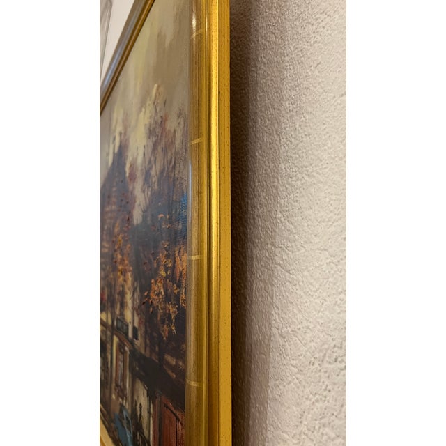 Sergio Cecchi, Paysage, Genève, Oil on Canvas, Framed For Sale - Image 11 of 13