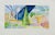 2020s Martha Holden "Cubist French Landscape" Watercolor and Etching on Paper For Sale - Image 5 of 5