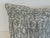 Silver Turkish Ottoman Revival Decorative Pillow with Silver Embroidery, 1990 For Sale - Image 8 of 14
