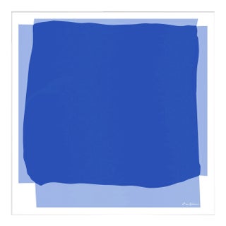 Blocked in Blue By Dana Gibson, Framed Art Print For Sale