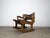 1960s Mid Century Modern Leather & Rosewood Rocking Chair by Angel Pazmino For Sale In San Diego - Image 6 of 12
