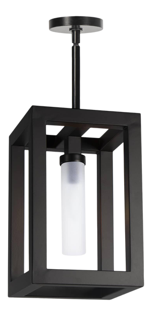 Coastal Living Montecito Iron Outdoor Lantern, Black, Small