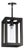 Regina Andrew Montecito Iron Outdoor Lantern, Black, Small For Sale