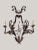 Black Dennis & Leen Biarritz Gilt Iron Chandelier For Sale - Image 8 of 8