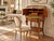Antique French Kingwood Parquetry Freestanding Ormolu Ladys Writing Desk Bonheur Du Jour, 1880 For Sale - Image 3 of 16