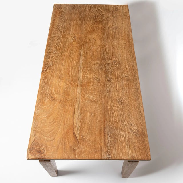 Late 20th Century Teak Dining Table For Sale In New York - Image 6 of 6