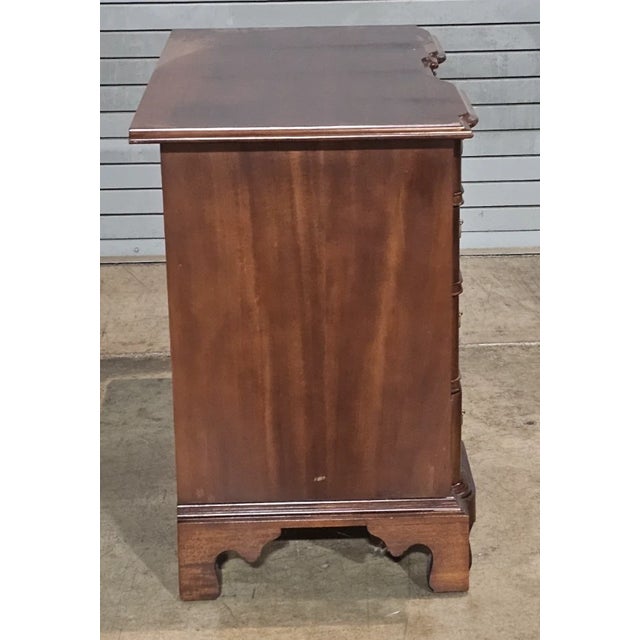 Wood Baker Historical Charleston Collection Chippendale Chest of Drawers 4 Drawers For Sale - Image 7 of 12