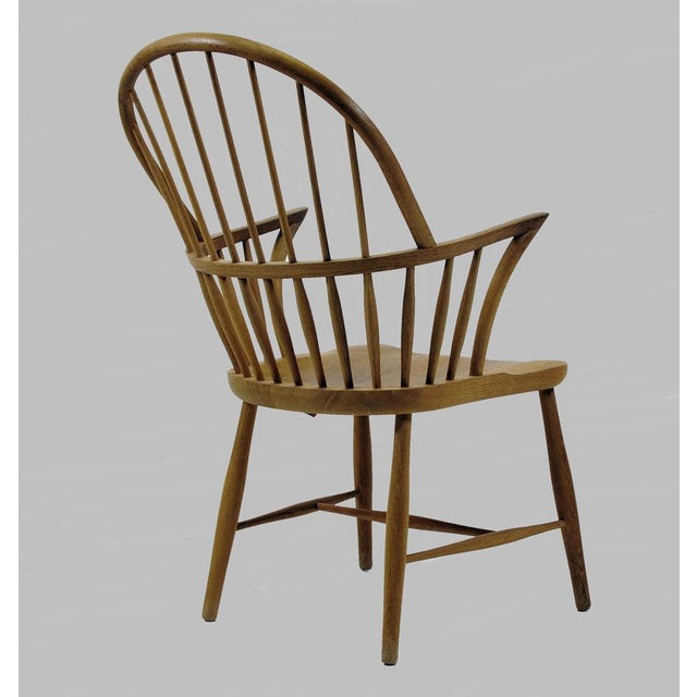 Carl Hansen & Søn Danish Ch 18A High Back Chair in Oak by Frits Henningsen for Carl Hansen & Son, 1960s For Sale - Image 4 of 6