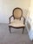 1950s Caned Medallion Armchair, 1950s For Sale - Image 5 of 8