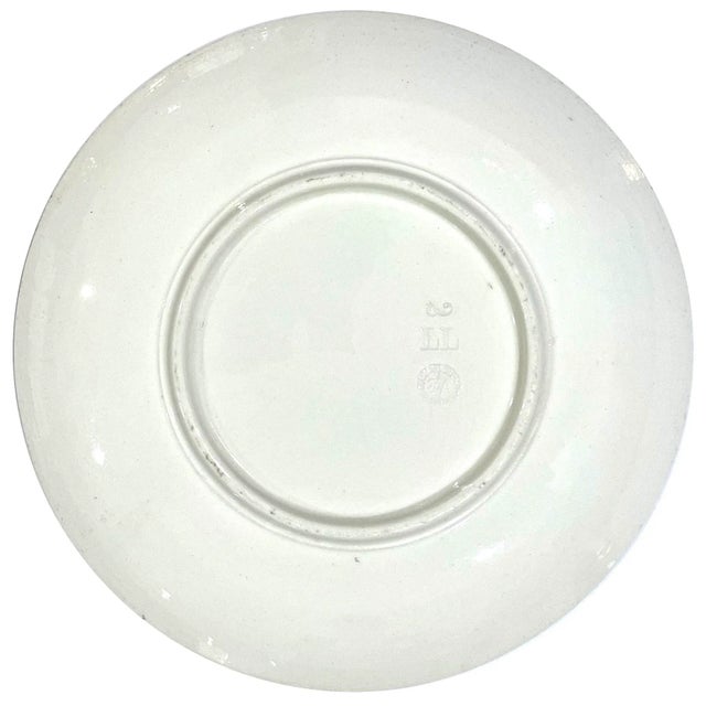 Cream Late 19th Century Cream and Gold Oyster Plate by Franz Anton Mehlem For Sale - Image 8 of 9