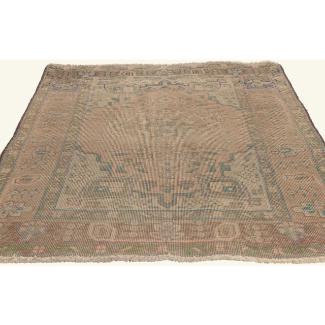Contemporary Vintage Persian Tabriz Rug, 03'03 X 04'08 For Sale - Image 3 of 10