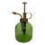 Vintage Glass Green Mister Sprayer Bottle Watering Atomizer For Sale