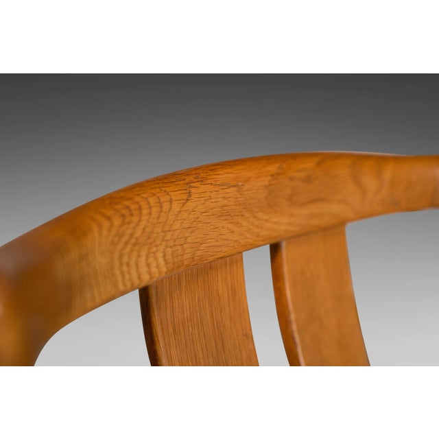 Tan Danish Dining Chairs by Vamdrup Stolefabrik in Oak, circa 1970s - Set of 6 For Sale - Image 8 of 11