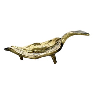 Brass Leaf Paperweight, France, 1970s For Sale