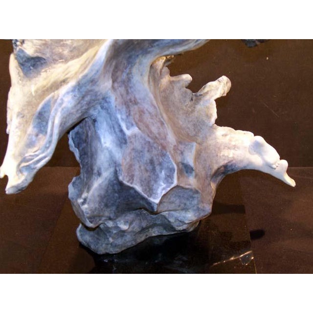 2010s Ira Reines "Mountains of the Sun" Bronze Sculpture Hand Signed For Sale - Image 5 of 7