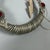 Silver Torchon Necklace in Silver with Nomad Ethnic Red Glass For Sale - Image 8 of 11