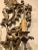 1990s Italian Hand Carved Wood 2 Light Acanthus Leaf Motif Sconce in Distressed Silver Gilt and Mecca Finish For Sale - Image 5 of 13