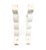 Pair of Vintage White Steel Shelf Brackets For Sale - Image 4 of 5