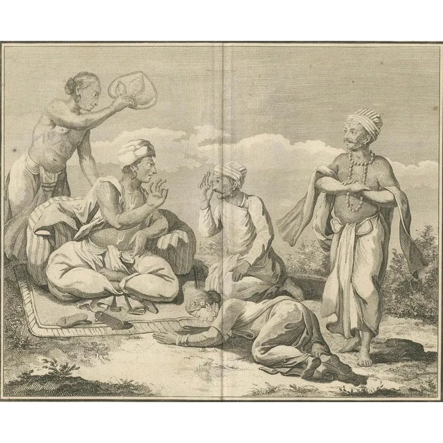 Paper Sonnerat, Indian Guru Teaching Disciples, Enlightenment Era, 1806, Print For Sale - Image 7 of 10