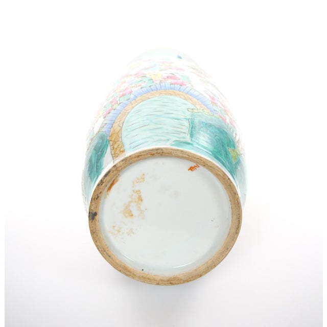 Early 20th Century Chinese Export Famille Rose “100 Boys” Porcelain Floor Vase For Sale - Image 13 of 14