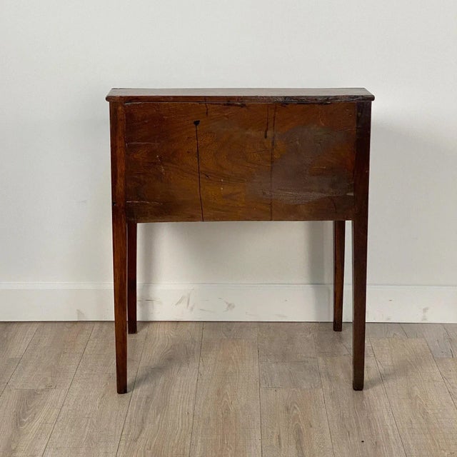 Circa 1780 Elm Georgian One Drawer Desk, England For Sale - Image 9 of 11