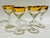 Transparent Vintage Dorothy Thorpe Golden Band Dtc30 Wine Glass - Set of 4 For Sale - Image 8 of 11