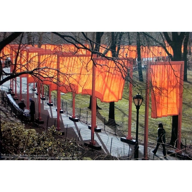 Artist: Javacheff Christo Title: The Gates Project, Photo #28 Year: 2005 Signed: No Medium: Offset Lithograph Paper Size:...