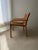 Danish Safari Armchair in Beech Wood and Leather, 1970s For Sale - Image 3 of 12