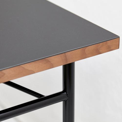 Nyhavn Desk in Black Lino and Steel by Finn Juhl For Sale - Image 13 of 18