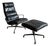 Eames Soft Pad Lounge Chair and Ottoman for Herman Miller C 1993 For Sale