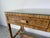 Vintage Palm Beach Regency Coastal Rattan Console Table With Glass Top/ Sold For Sale - Image 9 of 12