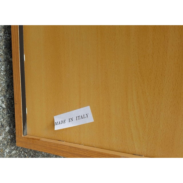 Late 20th Century Pair Scandinavian Modern Style Italian Cherry Bedside Chests of Drawers For Sale - Image 11 of 13