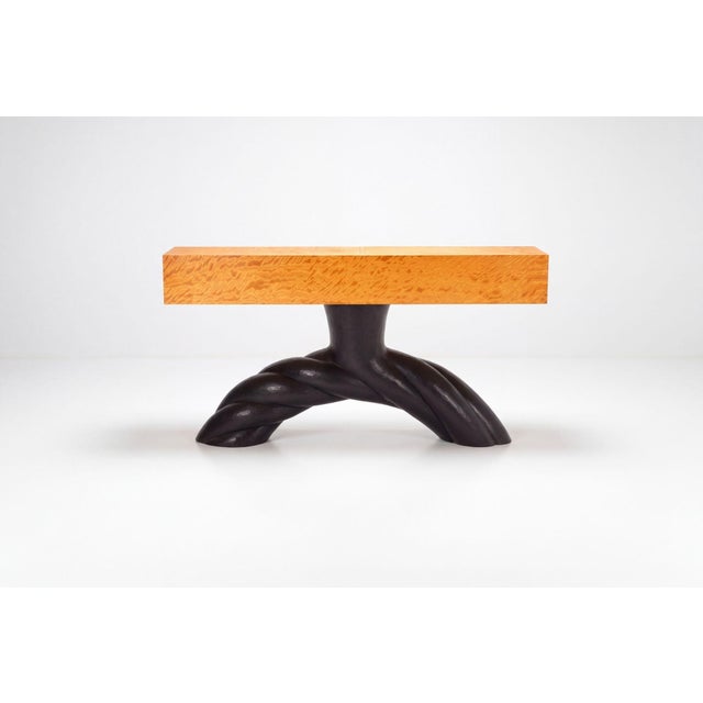 Wendell Castle Twisted Buffet Console Table, 1990 For Sale - Image 10 of 12