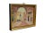 Vintage 20th century Helen McRae impressionist cityscape oil painting on board showing a pair of figures in a wide street...