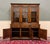 Antique English Large Bookcase Cupboard Cabinet Triple Door Glass Oak C. 1930s For Sale - Image 9 of 18