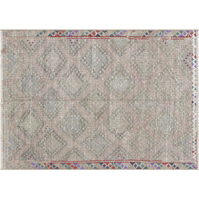 1950s Turkish Kilim For Sale