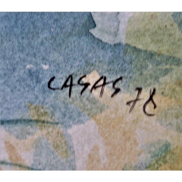 1950s Fernando Casas Castanos, Landscape, Circa 1950 For Sale - Image 5 of 6