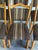 In Style of Henning Kjærnulf Oak Dining Chairs Set of 6 With Striped Upholstery 1970s For Sale - Image 9 of 11