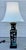 Antique Large Chinese Famille Noire Square Porcelain Vase Table Lamp 36" For Sale - Image 16 of 18