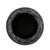 Contemporary Chiseled Texture Black Iron Cylinder Vase- Small For Sale - Image 3 of 8
