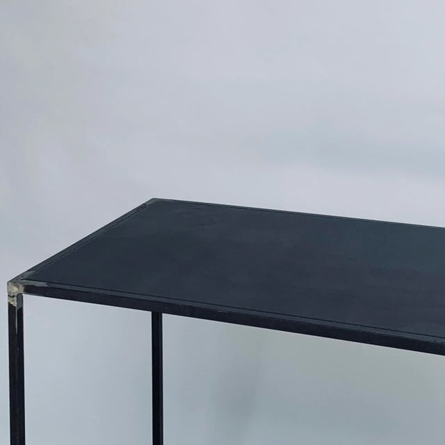 Not Yet Made - Made To Order Filiforme' Patinated Steel Minimalist Side Tables by Design Frères - a Pair For Sale - Image 5 of 7