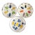 Vintage Minimalism Ceramic Pedestal Dish - Set of 3 For Sale