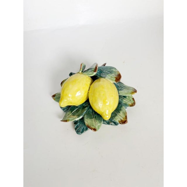 Decorative Ceramic Lemon Sculpture, France, 1960s For Sale - Image 10 of 13