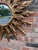 Wood Vintage French Sunburst Mirror For Sale - Image 7 of 11