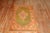 Rustic Antique Zabihi Collection Green Turkish Oushak Rug For Sale - Image 3 of 7