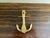 Late 20th Century Late-20th Century Nautical Cast Brass Anchor Door Knocker For Sale - Image 5 of 5