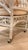 Coastal Vintage 1980s White-Wash Henry Link Wicker & Rattan 5-Piece Dining Set on Casters For Sale - Image 9 of 10