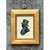 Victorian Vintage Silhouette Portrait in Gilt Frame For Sale - Image 3 of 12
