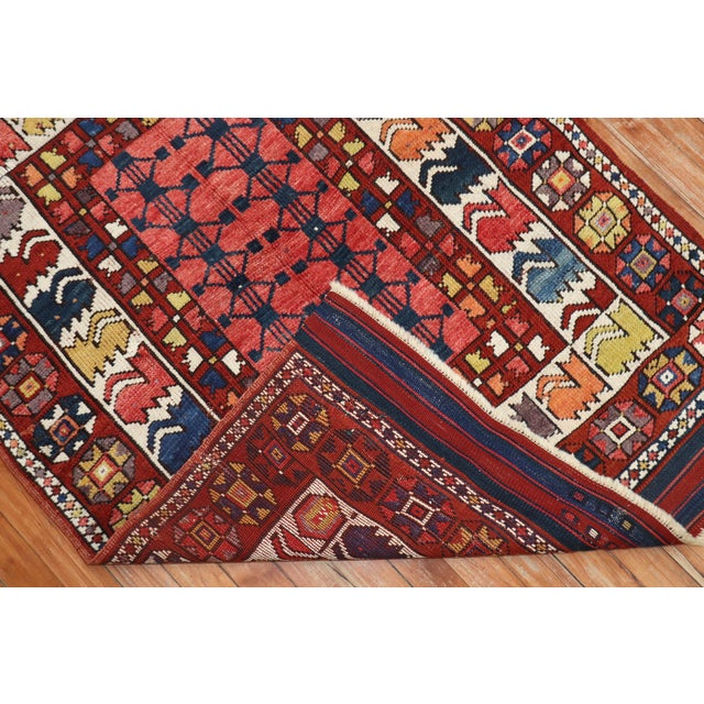 Late 19th Century Zabihi Collection Bergama Turkish Rug - 3'3" x 4'7" For Sale - Image 4 of 7